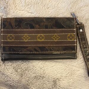 Holy Cow couture lv Trail boss wristlet
